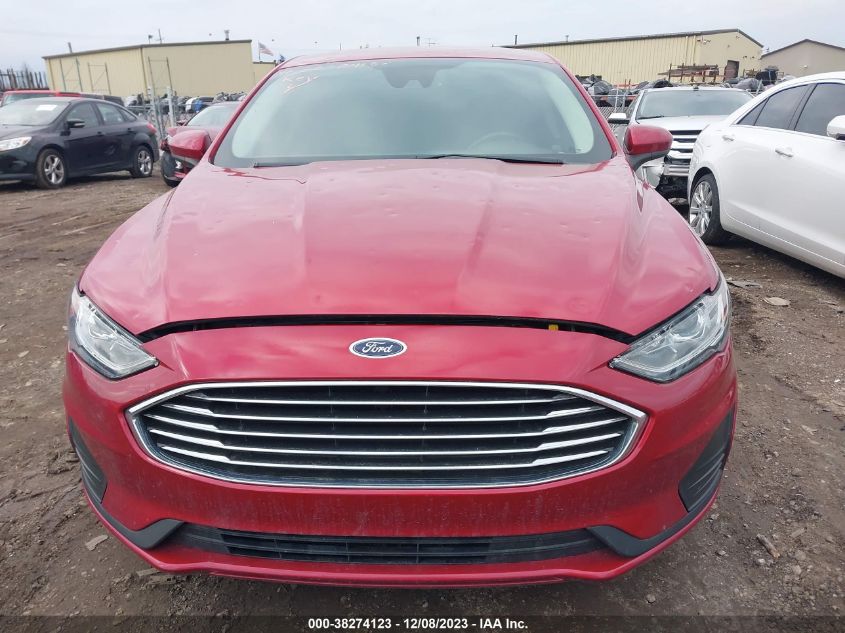 2020 Ford Fusion Se VIN: 3FA6P0HD8LR167018 Lot: 38274123