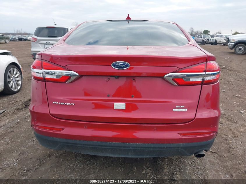 2020 Ford Fusion Se VIN: 3FA6P0HD8LR167018 Lot: 38274123