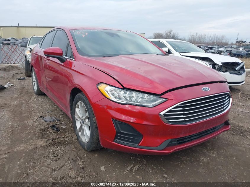 2020 Ford Fusion Se VIN: 3FA6P0HD8LR167018 Lot: 38274123