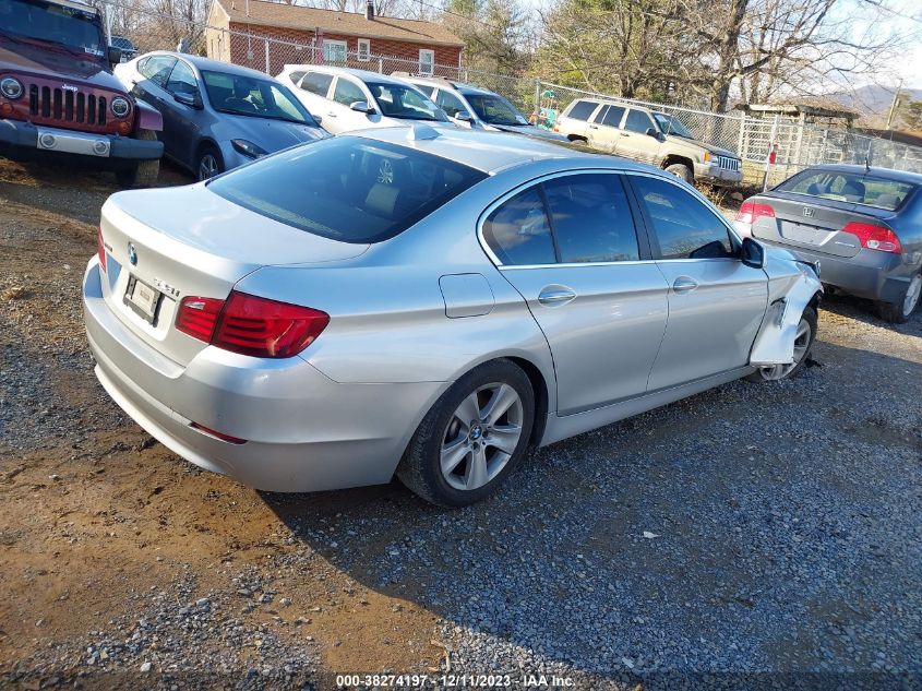 2012 BMW 5 Series 528I xDrive VIN: WBAXH5C57CDW04182 Lot: 38274197