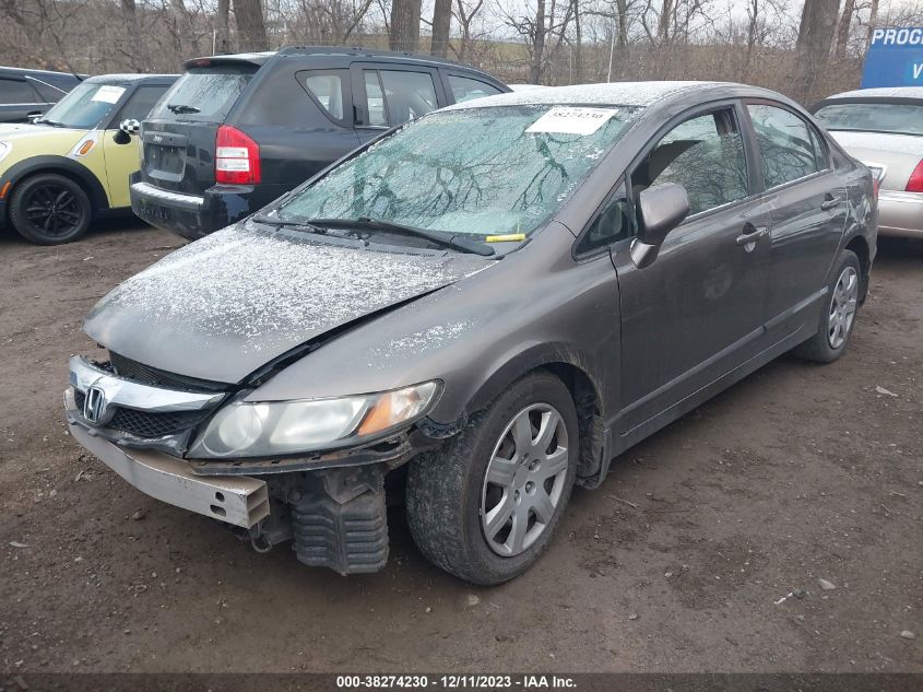 2010 Honda Civic Sdn Lx VIN: 2HGFA1F52AH566224 Lot: 38274230