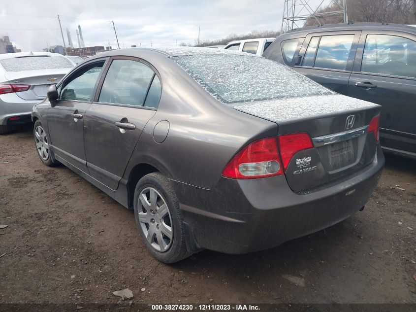 2010 Honda Civic Sdn Lx VIN: 2HGFA1F52AH566224 Lot: 38274230