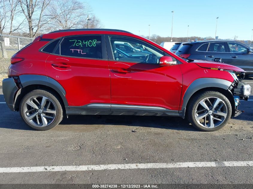 2021 Hyundai Kona Ultimate VIN: KM8K5CA52MU662761 Lot: 38274238