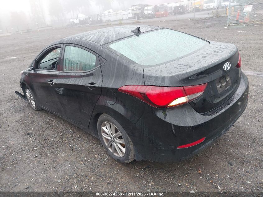 KMHDH4AE5FU237415 2015 Hyundai Elantra Se