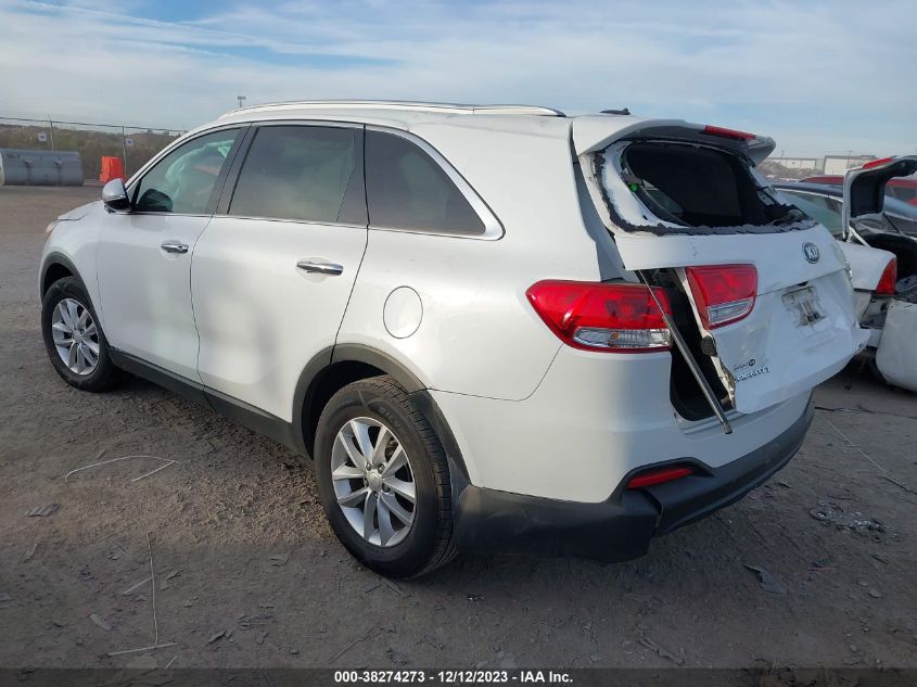 2016 Kia Sorento Lx VIN: 5XYPG4A30GG154688 Lot: 38274273