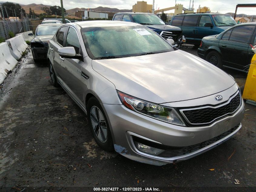 2013 Kia Optima Hybrid Lx VIN: KNAGM4AD9D5055810 Lot: 38274277