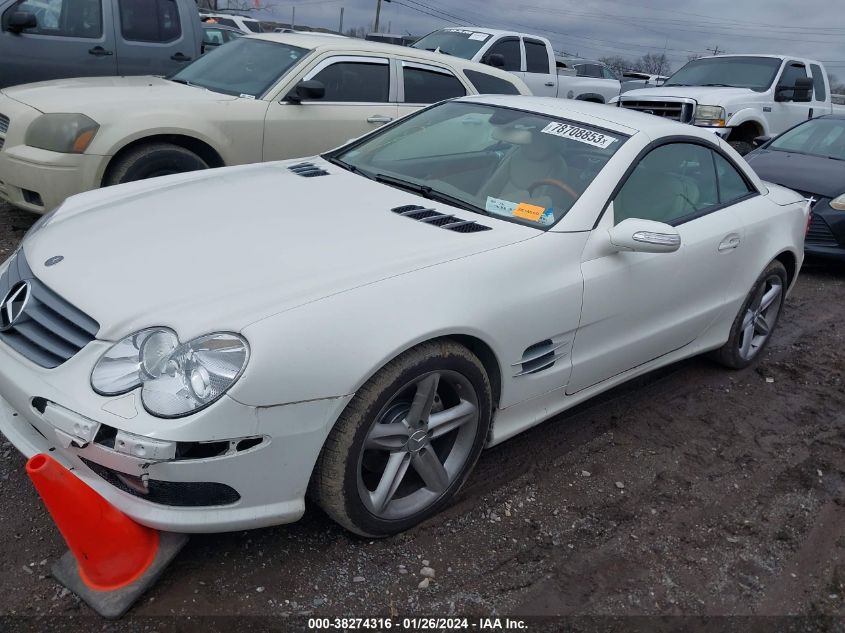 2005 Mercedes-Benz Sl 500 VIN: WDBSK75F25F101150 Lot: 38274316