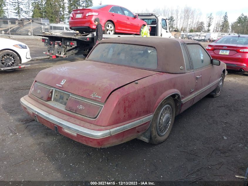 1990 Buick Riviera VIN: 1G4EZ13C2LU400285 Lot: 38274415