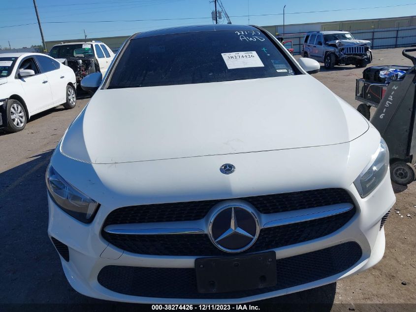 2019 Mercedes-Benz A-Class A 220 VIN: WDD3G4FB2KW021124 Lot: 38274426