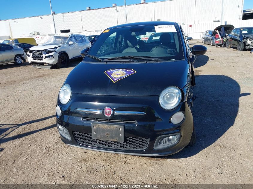 2015 Fiat 500 Sport VIN: 3C3CFFBR2FT663340 Lot: 38274447