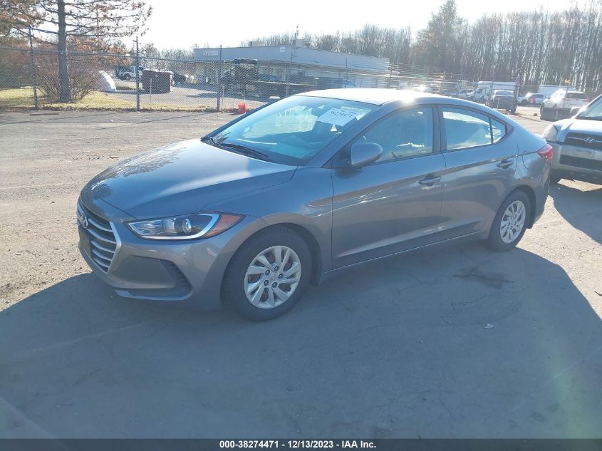 5NPD74LF2JH257508 2018 Hyundai Elantra Se