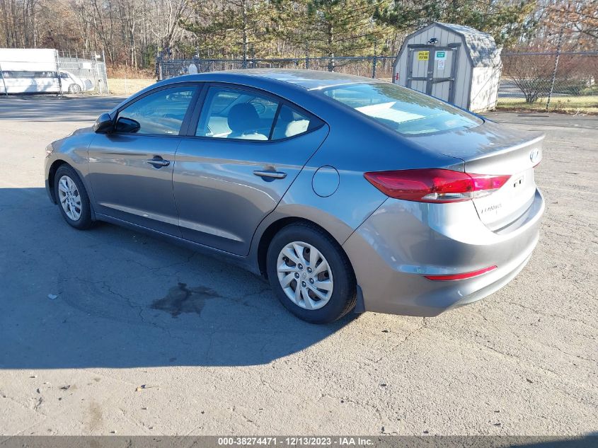 5NPD74LF2JH257508 2018 Hyundai Elantra Se