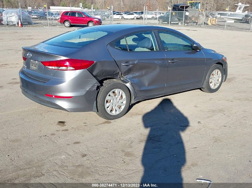 5NPD74LF2JH257508 2018 Hyundai Elantra Se