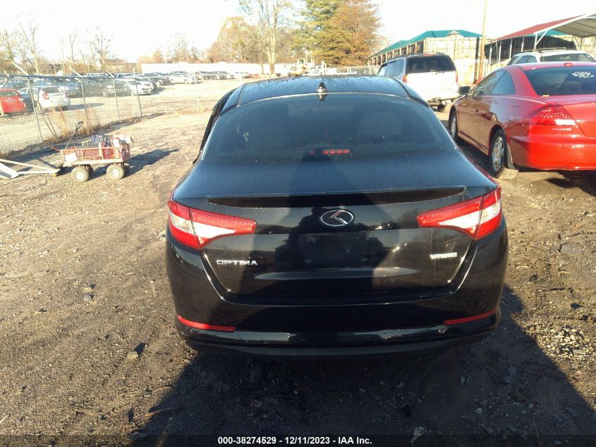 2012 Kia Optima Hybrid Ex VIN: KNAGM4AD1C5016787 Lot: 38274529