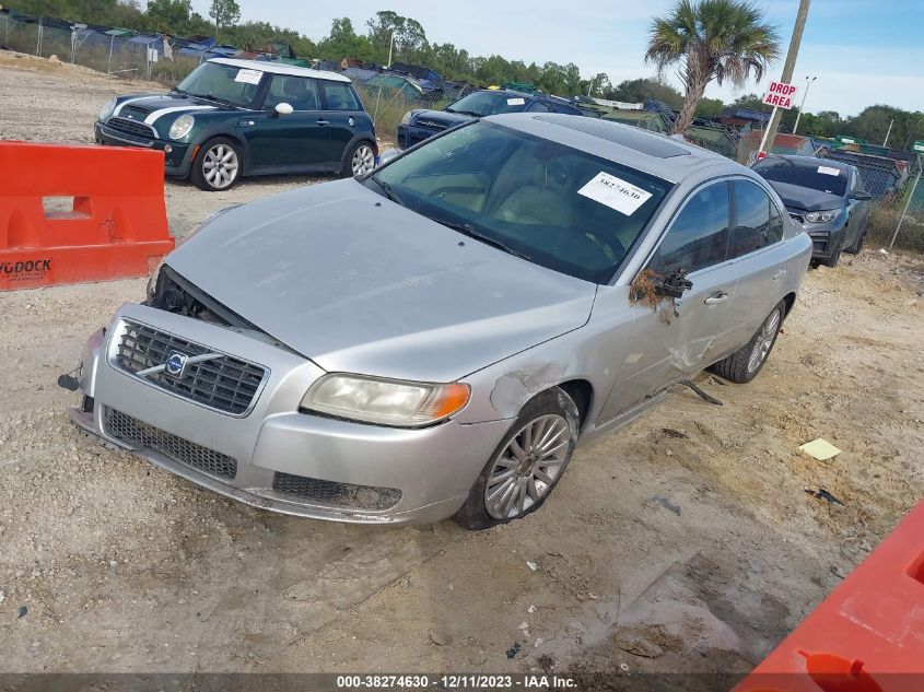 2008 Volvo S80 3.2L VIN: YV1AS982081074642 Lot: 38274630