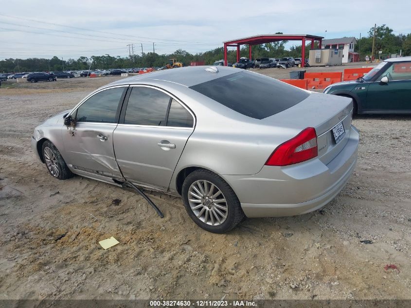 2008 Volvo S80 3.2L VIN: YV1AS982081074642 Lot: 38274630