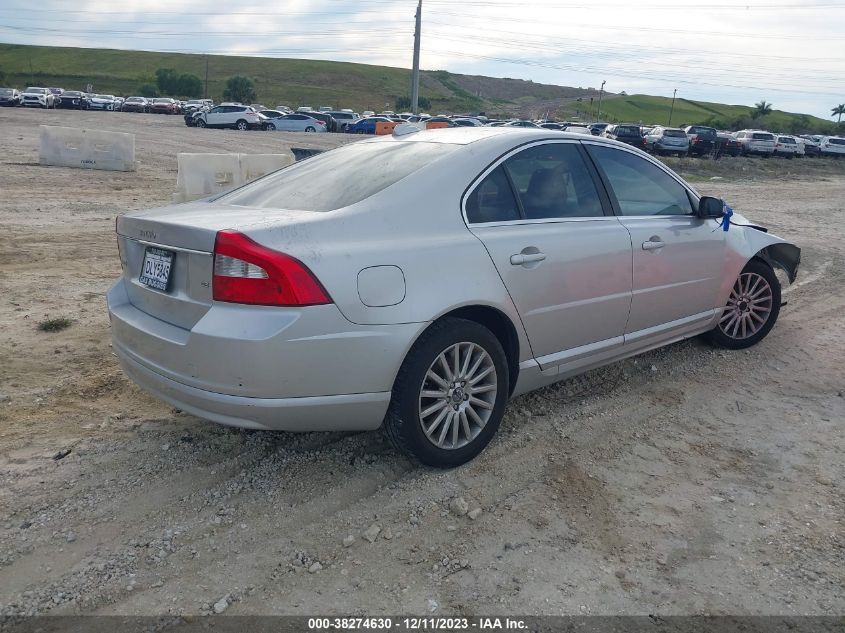 2008 Volvo S80 3.2L VIN: YV1AS982081074642 Lot: 38274630