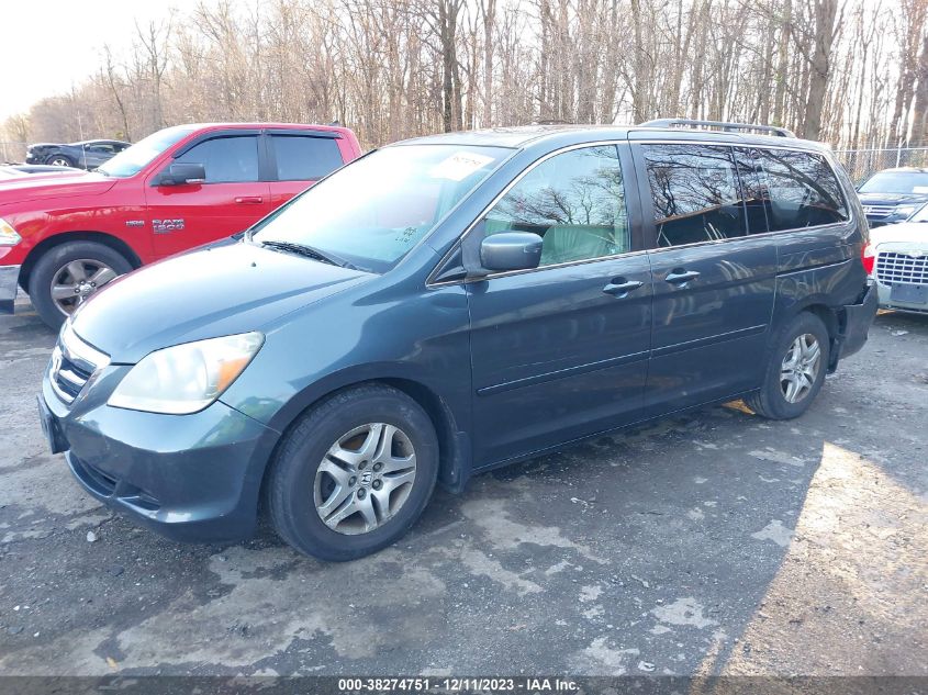 2006 Honda Odyssey Ex-L VIN: 5FNRL38716B447724 Lot: 38274751