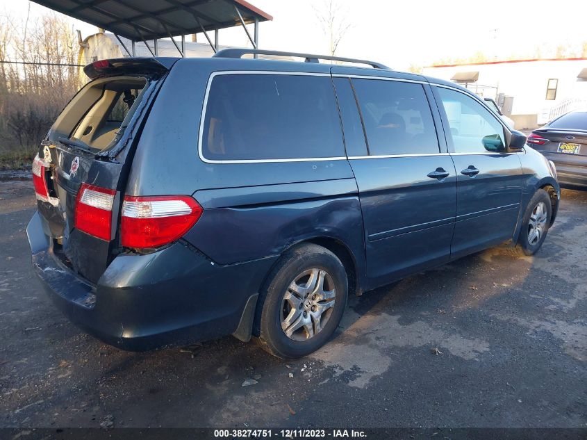 2006 Honda Odyssey Ex-L VIN: 5FNRL38716B447724 Lot: 38274751