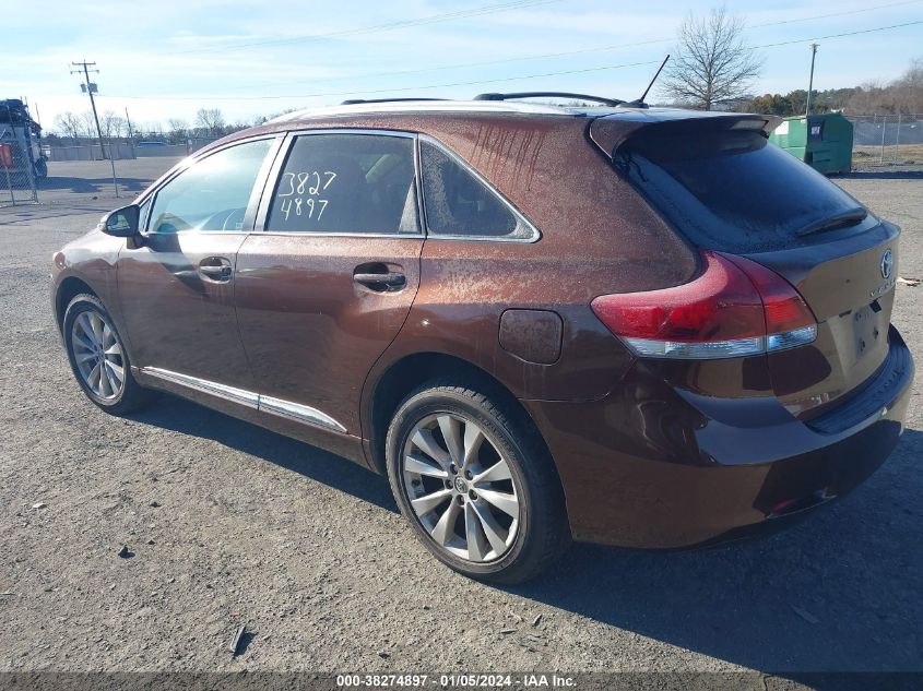 2013 Toyota Venza Le VIN: 4T3BA3BB8DU048806 Lot: 38274897