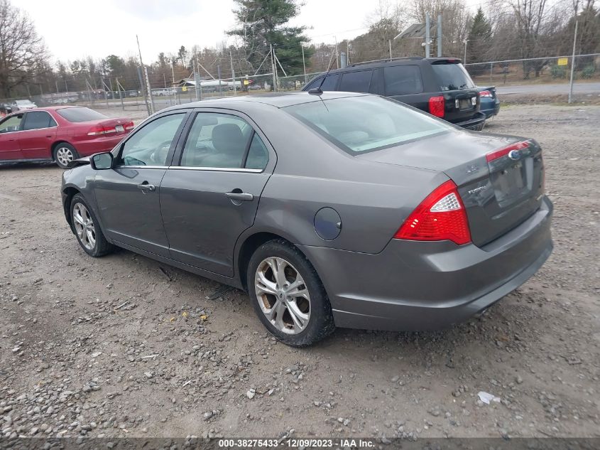 2012 Ford Fusion Se VIN: 3FAHP0HG2CR113037 Lot: 38275433