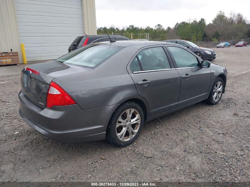 2012 Ford Fusion Se VIN: 3FAHP0HG2CR113037 Lot: 38275433