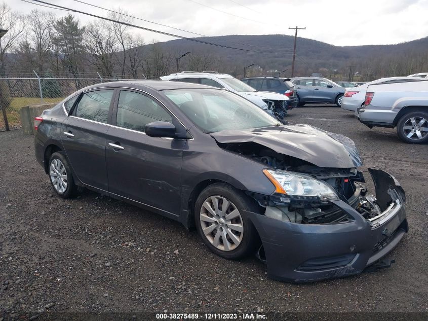 2013 Nissan Sentra Sv VIN: 3N1AB7AP6DL724015 Lot: 38275489