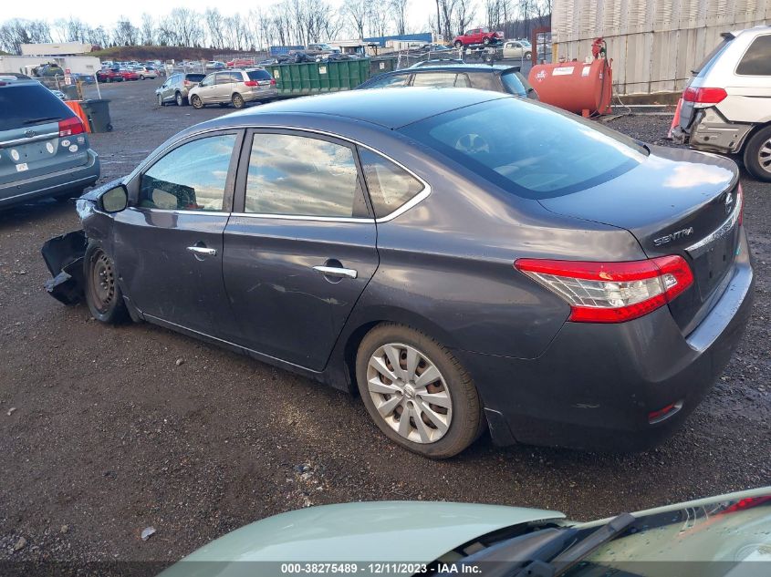 2013 Nissan Sentra Sv VIN: 3N1AB7AP6DL724015 Lot: 38275489