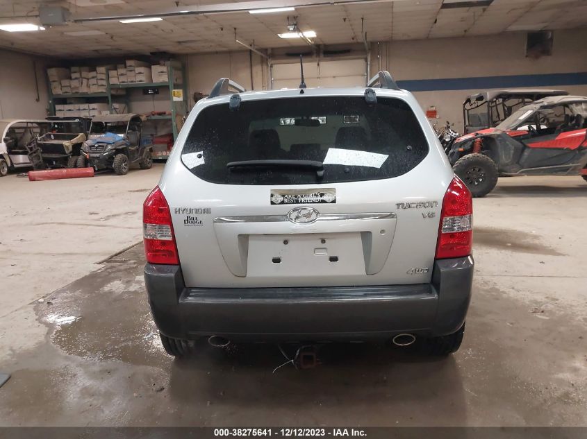 2008 Hyundai Tucson Limited V6/Se VIN: KM8JN72D78U757489 Lot: 38275641