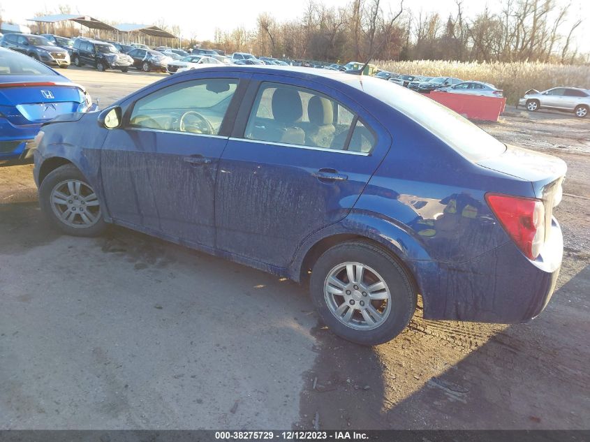 2014 Chevrolet Sonic Lt Auto VIN: 1G1JC5SH2E4192445 Lot: 38275729