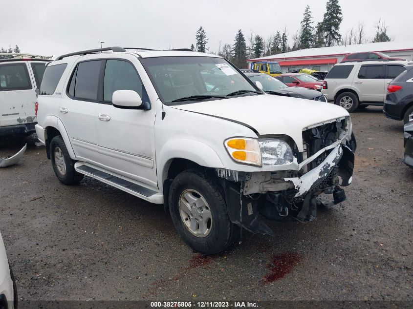 2002 Toyota Sequoia Limited VIN: 5TDBT48AX2S072523 Lot: 38275805