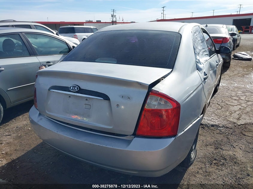 2006 Kia Spectra Ex/Lx/Sx VIN: KNAFE121365310465 Lot: 38275878