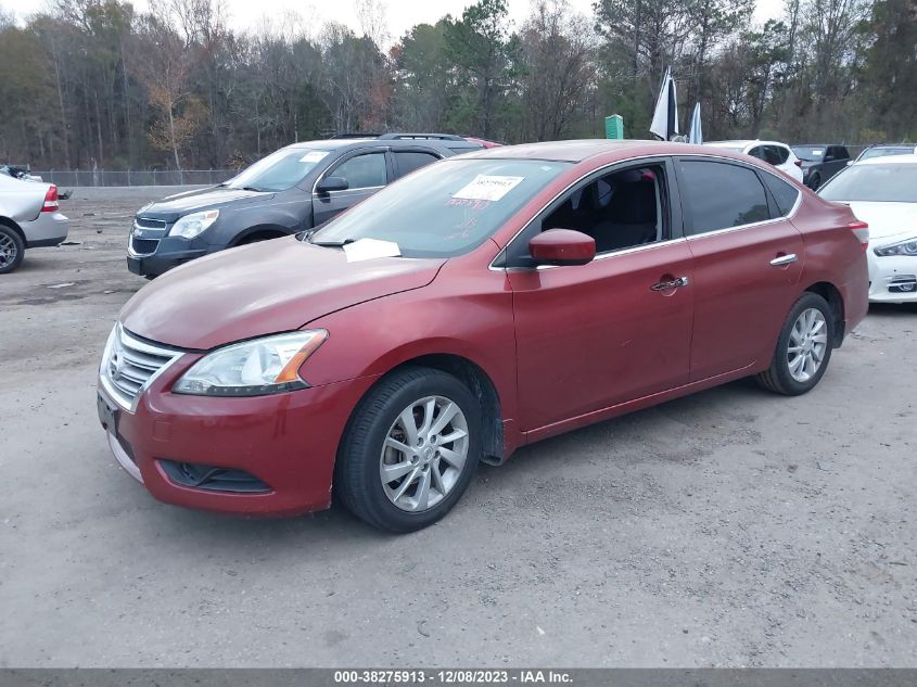 2015 Nissan Sentra Sv VIN: 3N1AB7AP4FY345794 Lot: 40786959