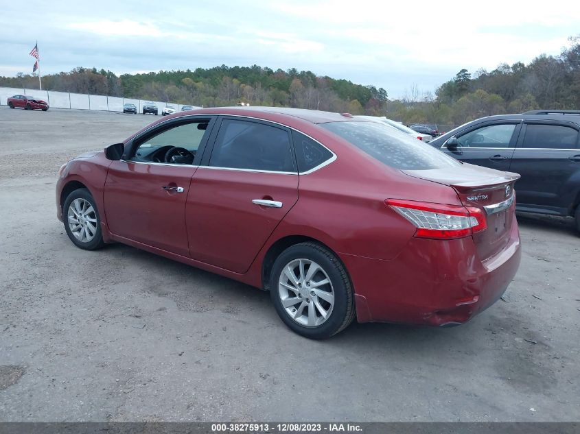 2015 Nissan Sentra Sv VIN: 3N1AB7AP4FY345794 Lot: 40786959