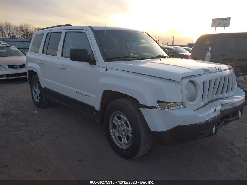 1C4NJPBA7ED504868 2014 Jeep Patriot Sport