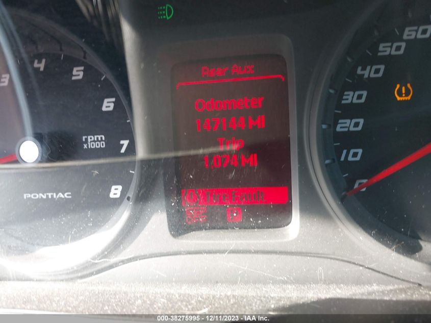 2008 Pontiac G8 VIN: 6G2ER57728L126986 Lot: 38275995