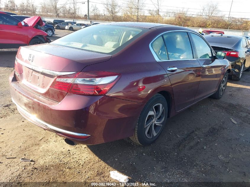 1HGCR2F32GA238910 2016 Honda Accord Lx