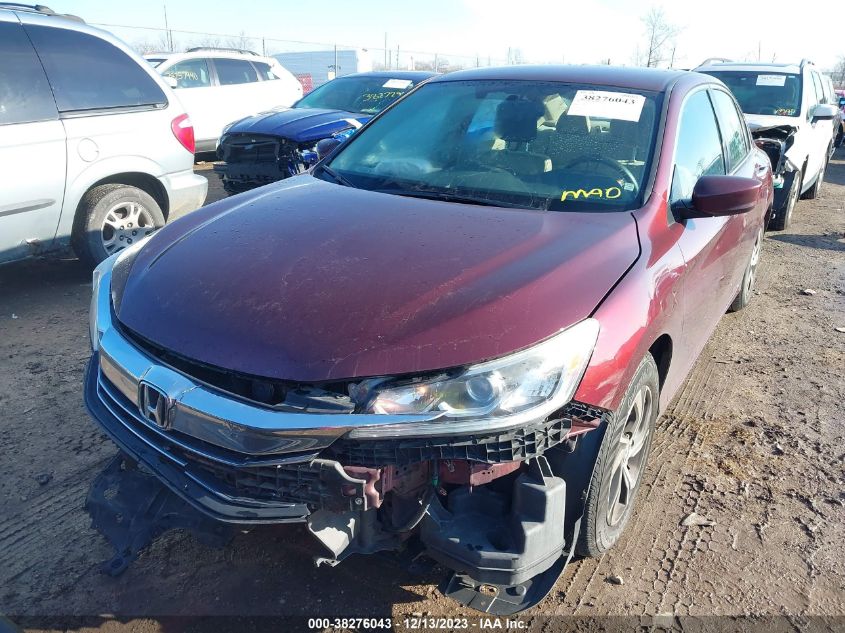 1HGCR2F32GA238910 2016 Honda Accord Lx