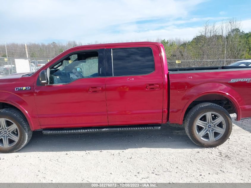 2019 Ford F-150 Xlt VIN: 1FTEW1EP8KFB15140 Lot: 38276073