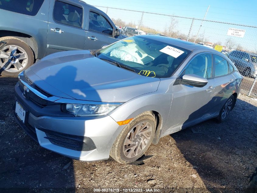 2018 Honda Civic Ex VIN: 2HGFC2F76JH550982 Lot: 38276219