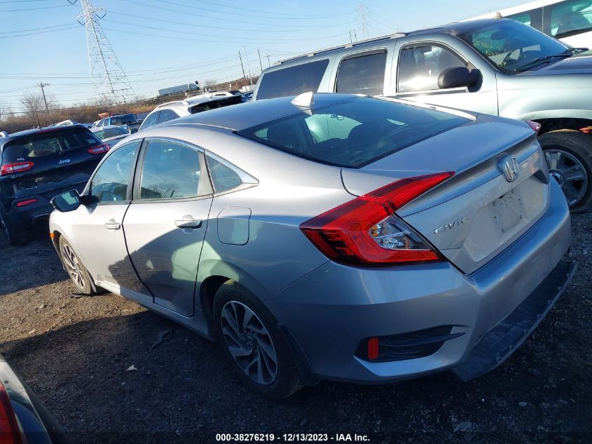 2018 Honda Civic Ex VIN: 2HGFC2F76JH550982 Lot: 38276219