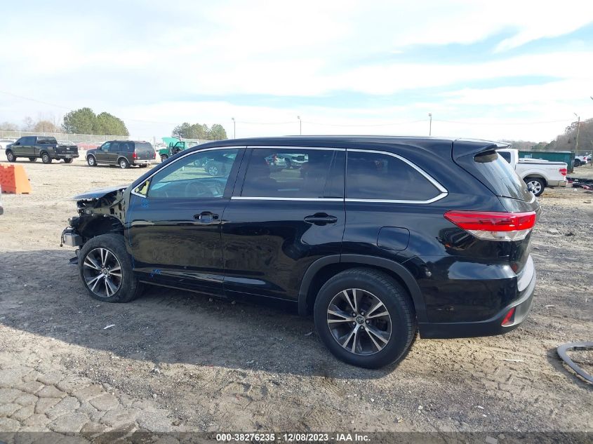 2018 Toyota Highlander Le VIN: 5TDZARFH4JS034849 Lot: 38276235