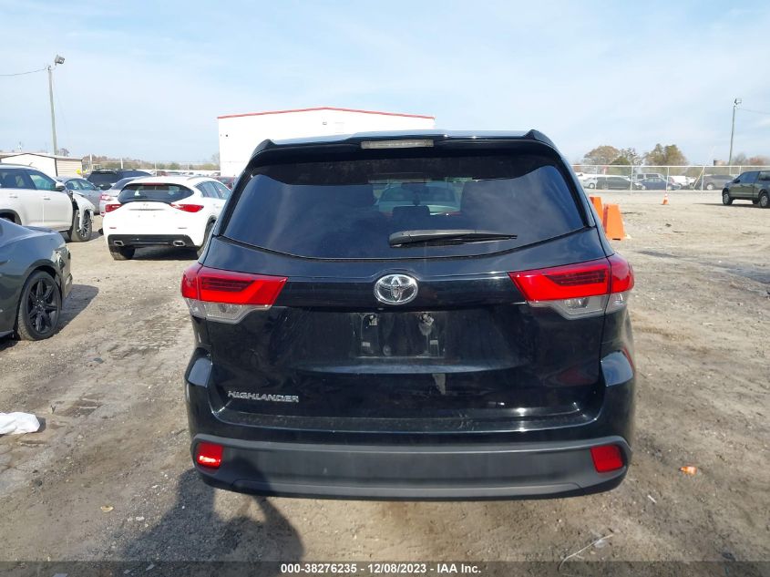 2018 Toyota Highlander Le VIN: 5TDZARFH4JS034849 Lot: 38276235