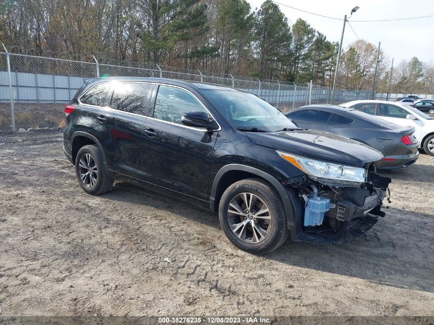 2018 Toyota Highlander Le VIN: 5TDZARFH4JS034849 Lot: 38276235