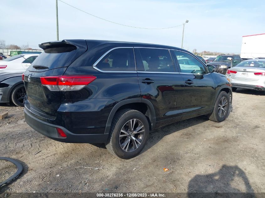 2018 Toyota Highlander Le VIN: 5TDZARFH4JS034849 Lot: 38276235