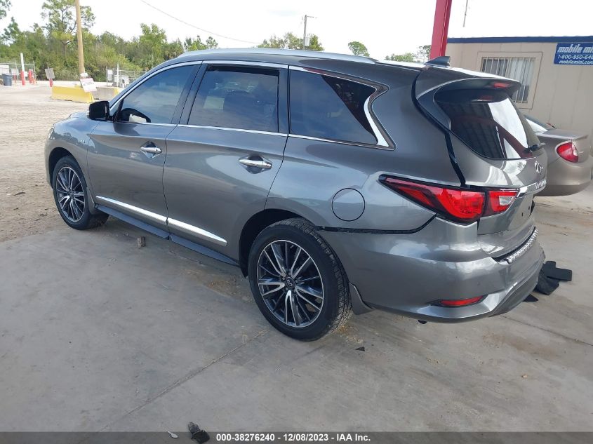 2018 Infiniti Qx60 Base Cvt VIN: 5N1DL0MN2JC511607 Lot: 38276240