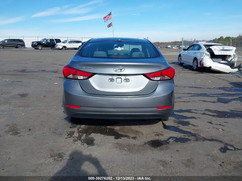 KMHDH4AE9GU621859 2016 Hyundai Elantra Se