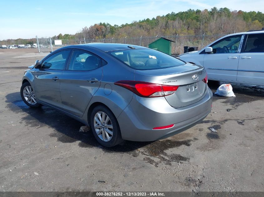 KMHDH4AE9GU621859 2016 Hyundai Elantra Se