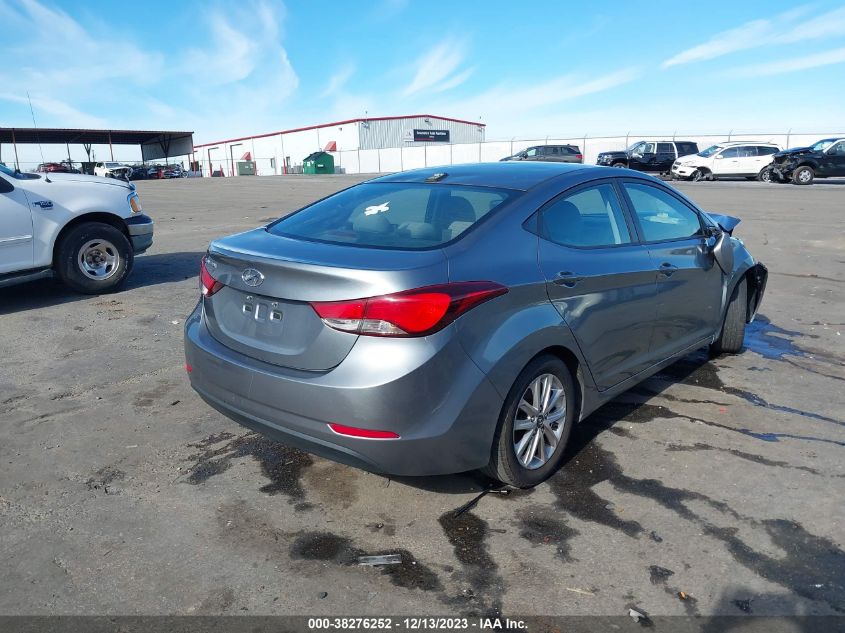 KMHDH4AE9GU621859 2016 Hyundai Elantra Se