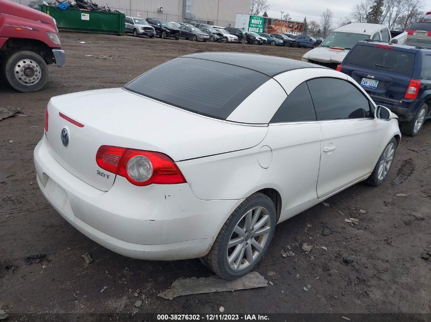 2007 Volkswagen Eos 2.0T/Base M6 VIN: WVWAA71F17V018825 Lot: 38276302